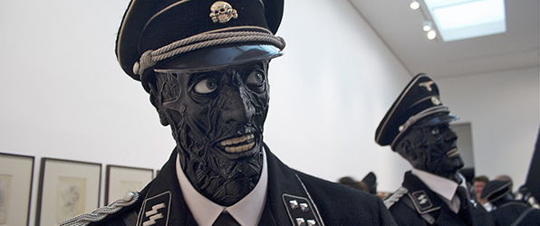 Nazi zombies from the show at the White Cube Gallery in London (2011)