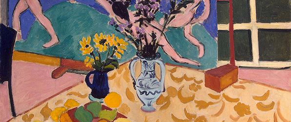 Detail of <i>Still Life with Dance</i> (1909) by Henri Mattise