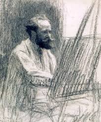 Édouard Manet's portrait by Leon Augustin Lhermitte