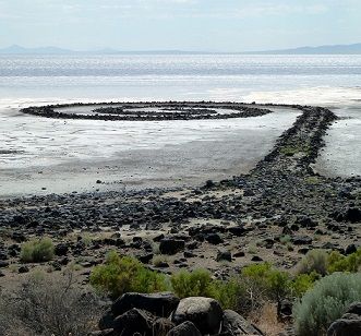 Robert Smithson's <i>Spiral Jetty</i> (1970) is the most famous work of Earth Art, a movement closely related to Post-Minimalism.