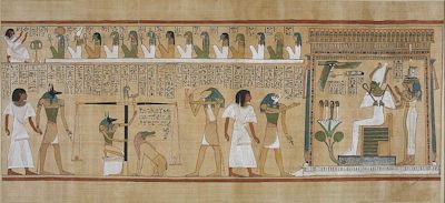 Third sheet from the <i>Book of the Dead of Hunefer</i> (c.1275 BC)