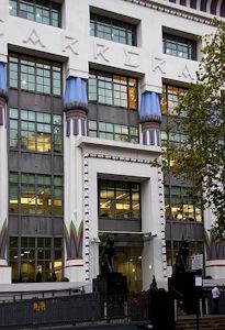 The Greater London House (1926), an Art Deco building influenced by Ancient Egyptian art.