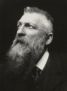 Rodin photographed by George Charles Beresford in 1902. He was, by the turn of the 19<sup>th</sup>-20<sup>th</sup>, century considered the world's greatest living sculptor.