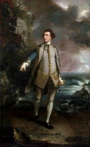 Joshua Reynolds' <i>Captain the Honourable Augustus Keppel</i> (1752-53) depicts the British hero in the pose of the Apollo Belvedere (ca. 120-140)