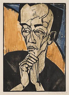 Erich Heckel: Portrait of a Man (1919)