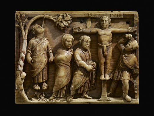 Suicide of Judas and Crucifixion of Christ (early 5<sup>th</sup> century)