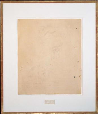 Erased de Kooning Drawing (1953)
