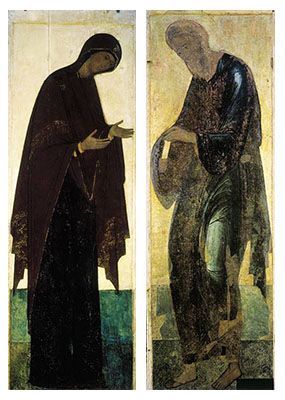 The Virgin Mary and St Andrew the First Called (1408)