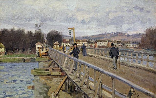 Footbridge at Argenteuil (1872)