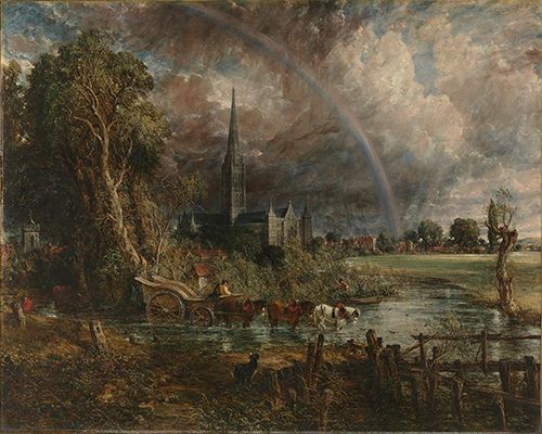 John Constable: Salisbury Cathedral from the Meadows (1831)